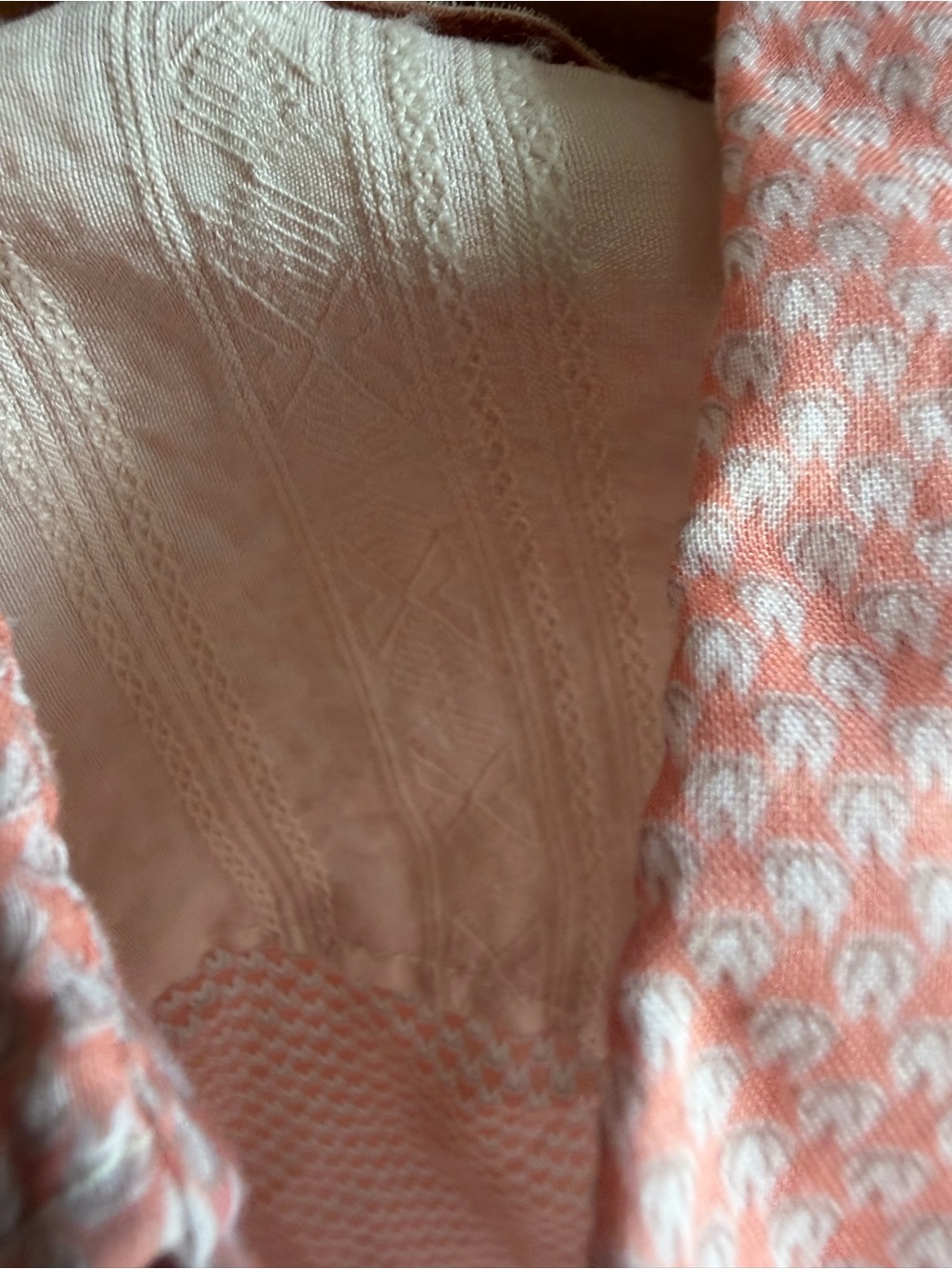 MAISON SCOTCH La Femme Selon Marie Peach Gingham Button Down - Picture 7 of 7